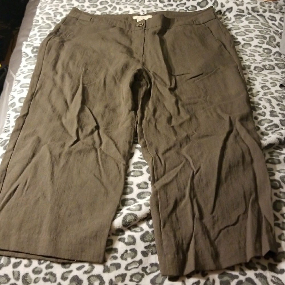 SANDRO Cropped casual pants